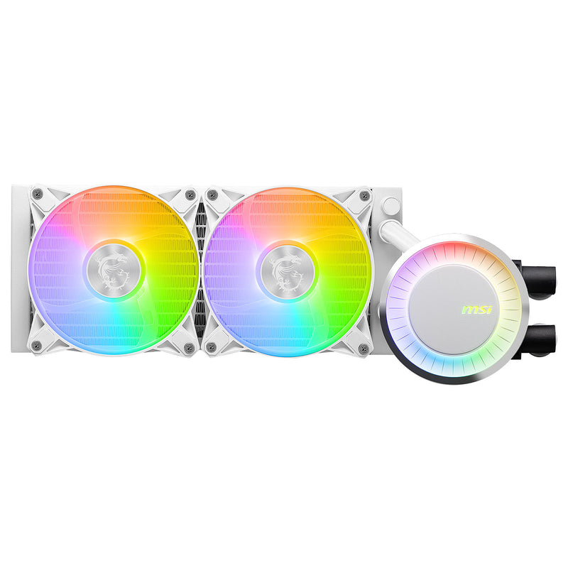 MSI MAG Coreliquid E240 WHITE Hauptplatine, Prozessor Flüssigkeitskühlung 12 cm Weiß