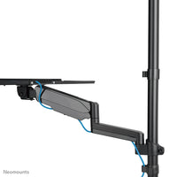 Neomounts WL90-325BL1 Sitz-Steh-Arbeitsplatz-Wand 17-32" - Gasfeder