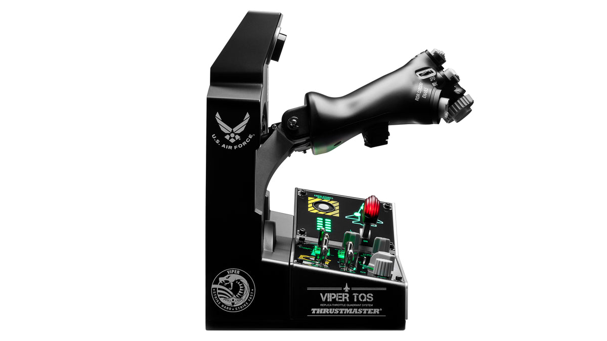 Thrustmaster Viper TQS Mission Pack Schwarz USB Flugsimulation Analog / Digital PC