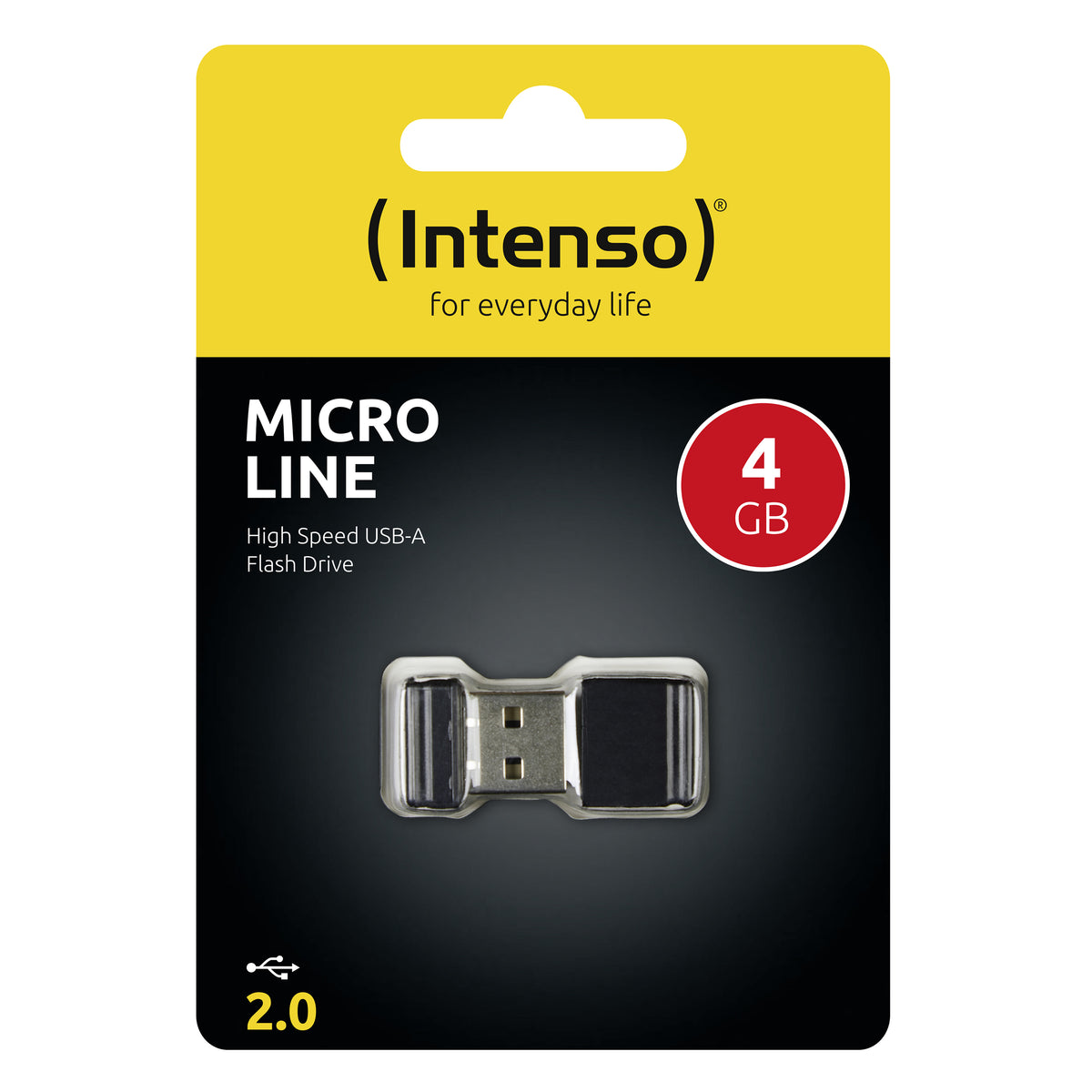 Intenso Micro Line USB-Stick 4 GB USB Typ-A 2.0 Schwarz