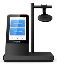 Yealink WH66 Dual UC Kopfhörer Kabellos Kopfband Büro/Callcenter USB Typ-A Bluetooth Ladestation Schwarz