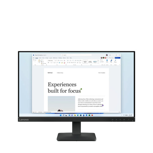 Lenovo L24-4e Computerbildschirm 60,5 cm (23.8") 1920 x 1080 Pixel Full HD LCD Schwarz