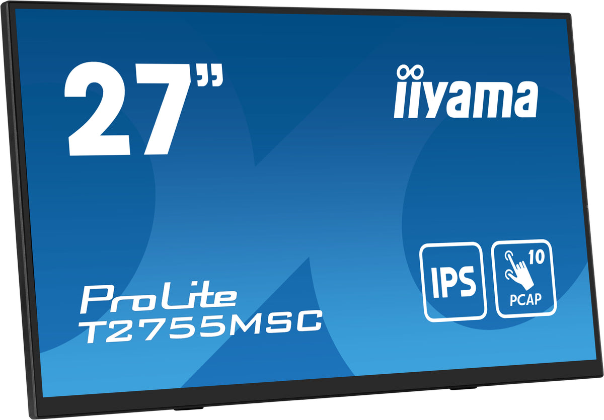 iiyama ProLite T2755MSC-B1 Computerbildschirm 68,6 cm (27") 1920 x 1080 Pixel Full HD LED Touchscreen Tisch Schwarz