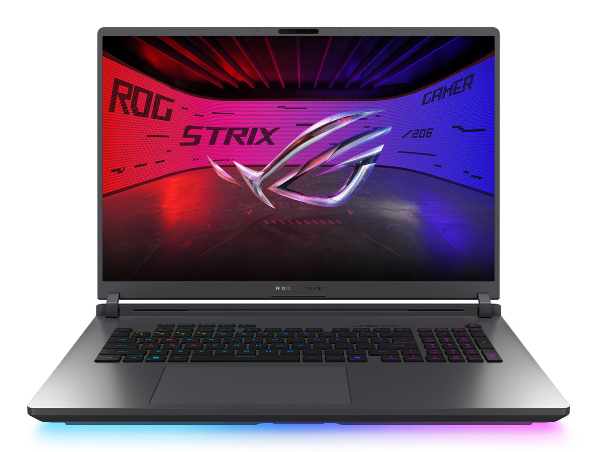 ASUS ROG Strix G18 G815LW-SA266W Intel Core Ultra 9 290HX Plus Laptop 45,7 cm (18") WQXGA 32 GB DDR5-SDRAM 1 TB SSD NVIDIA GeForce RTX 5080 Wi-Fi 7 (802.11be) Windows 11 Home Grau QWERTZ Deutsch