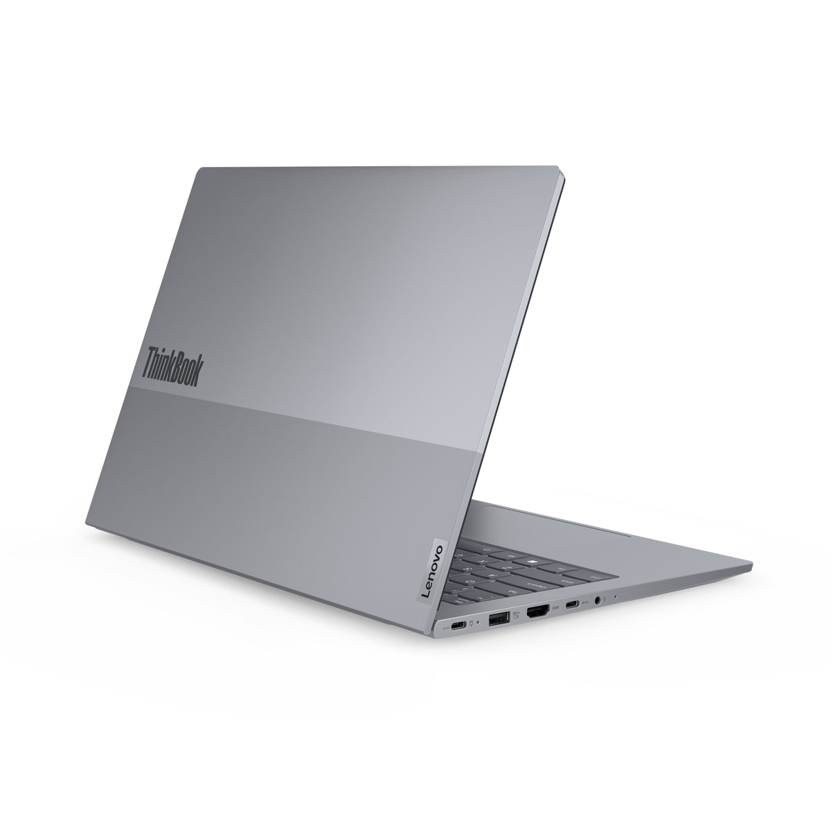 Lenovo ThinkBook 14 G7 ARP AMD Ryzen™ 5 7535HS Laptop 35,6 cm (14") WUXGA 32 GB DDR5-SDRAM 512 GB SSD Wi-Fi 6E (802.11ax) Windows 11 Pro Deutsch Grau