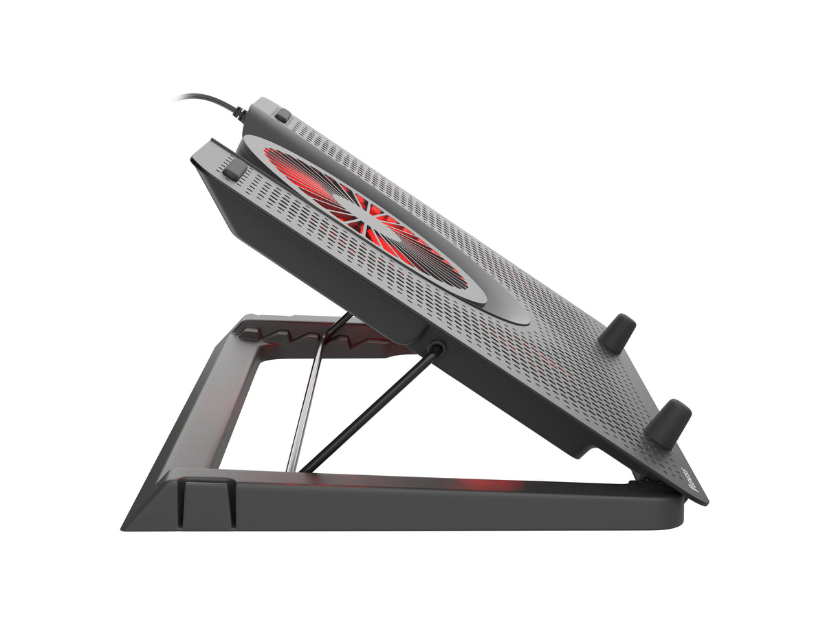 GENESIS Oxid 550 Llaptop-Kühlpad 43,9 cm (17.3") 2800 RPM Schwarz