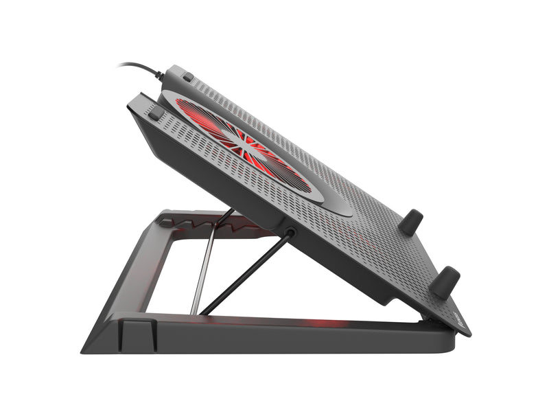 GENESIS Oxid 550 Llaptop-Kühlpad 43,9 cm (17.3") 2800 RPM Schwarz