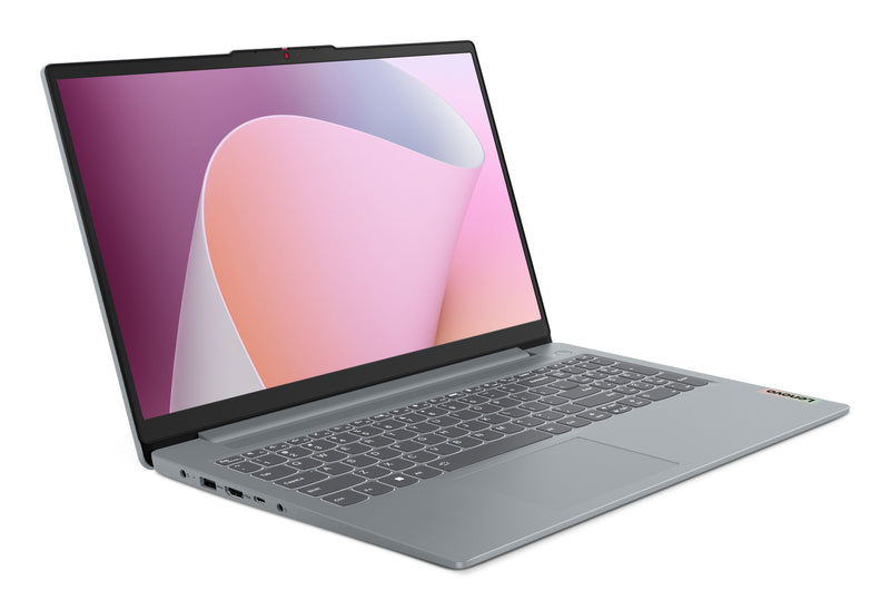 Lenovo IdeaPad Slim 3 15AMN8 AMD Ryzen™ 3 7320U Laptop 39,6 cm (15.6") Full HD 8 GB LPDDR5-SDRAM 512 GB SSD Wi-Fi 6 (802.11ax) Windows 11 Home Deutsch Grau