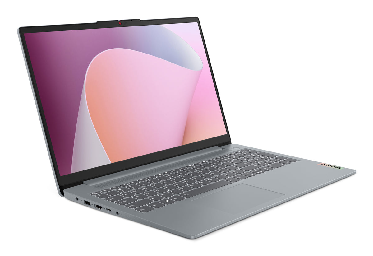 Lenovo IdeaPad Slim 3 15AMN8 AMD Ryzen™ 5 7520U Laptop 39,6 cm (15.6") Full HD 16 GB LPDDR5-SDRAM 512 GB SSD Wi-Fi 6 (802.11ax) Windows 11 Home Grau QWERTY Englisch