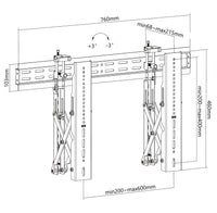 Equip 37"-70" Pop-Out-Videowandhalterung