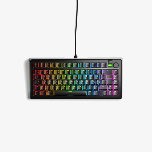 Glorious Gaming GLO-KB-GMMK3-PRO-75-PB-FOX-W-BLK-ND Tastatur USB QWERTY Nordisch Schwarz