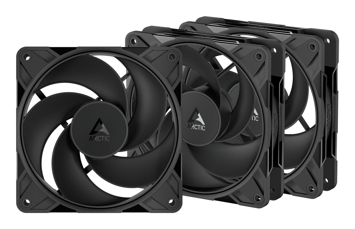 ARCTIC Freezer P12 Pro Reverse - 3 Pack - 120 mm A-RGB PWM-Lüfter mit Kabelsplitter