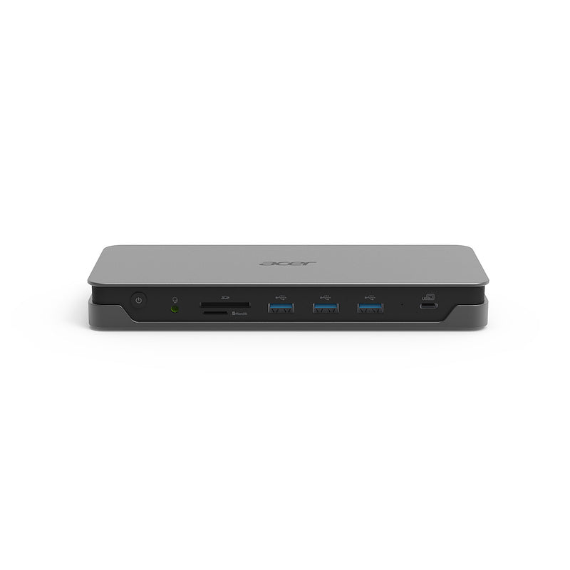 Acer GP.DCK11.01Q laptop-dockingstation & portreplikator Kabelgebunden USB 3.2 Gen 2 (3.1 Gen 2) Type-C Schwarz