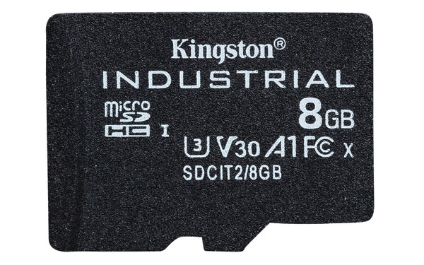 Kingston Technology 8GB microSDHC Industrial C10 A1 pSLC Karte Einzelpackung ohne Adapter