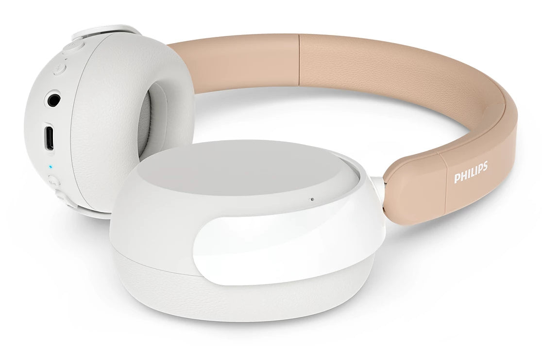Philips 5000 series TAK5500AL/00 Kopfhörer & Headset Verkabelt & Kabellos Kopfband Anrufe/Musik Bluetooth Bernstein, Weiß