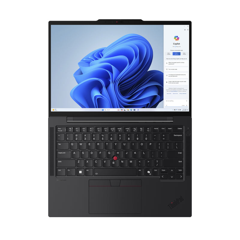 Lenovo ThinkPad T14s Gen 5 Intel Core Ultra 7 155U Laptop 35,6 cm (14") WUXGA 16 GB LPDDR5x-SDRAM 512 GB SSD Wi-Fi 6E (802.11ax) Windows 11 Pro Deutsch Schwarz
