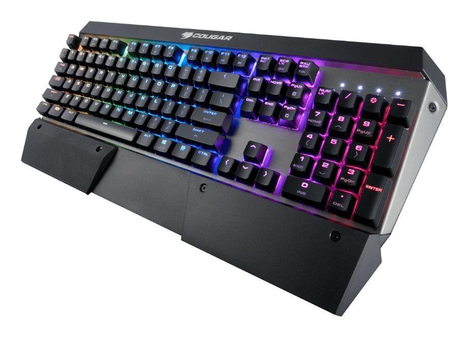 COUGAR Gaming Tastatur Attack X3 RGB, Mechanisch, Cherry MX Silber