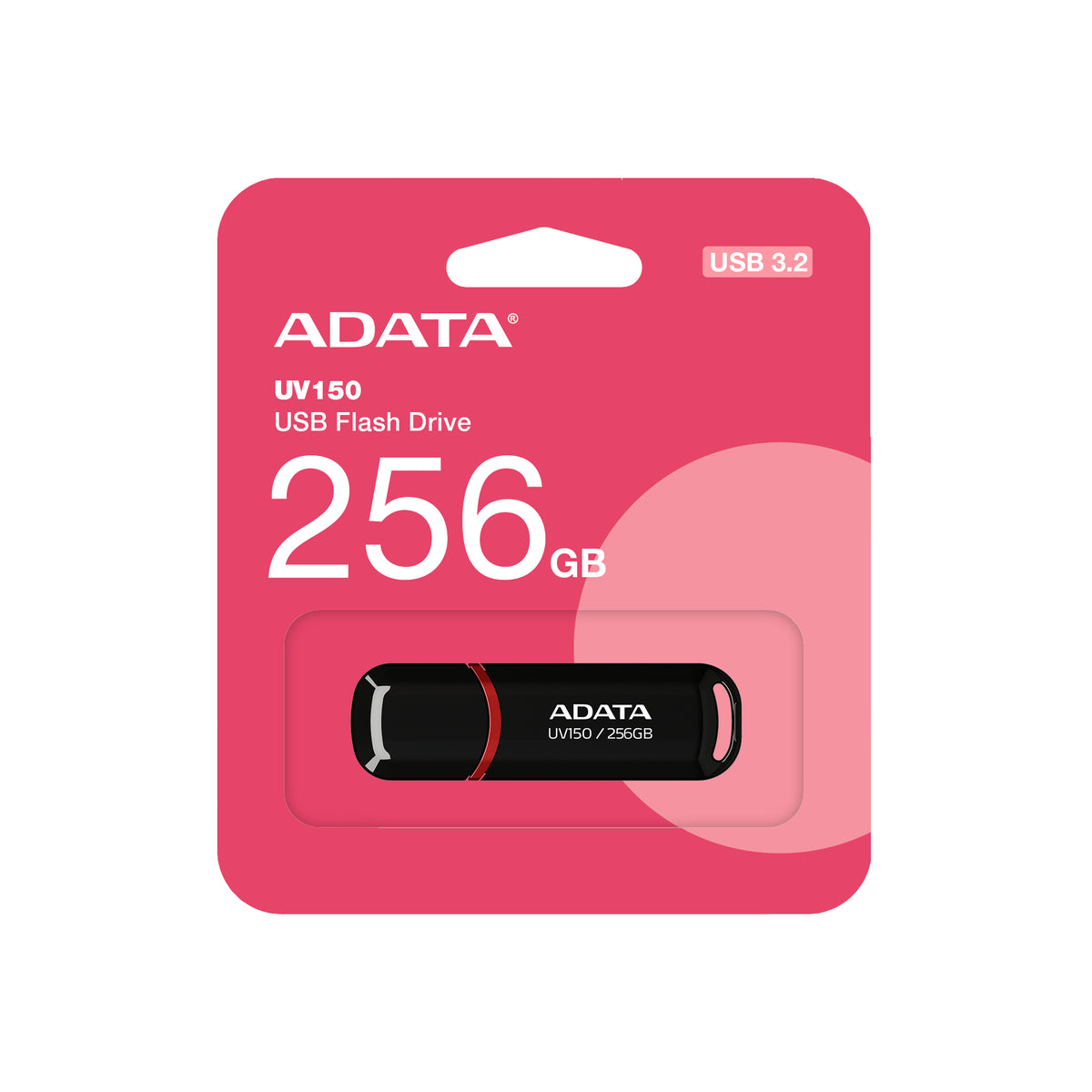 ADATA UV150 USB-Stick 256 GB USB Typ-A 3.2 Gen 1 (3.1 Gen 1) Schwarz