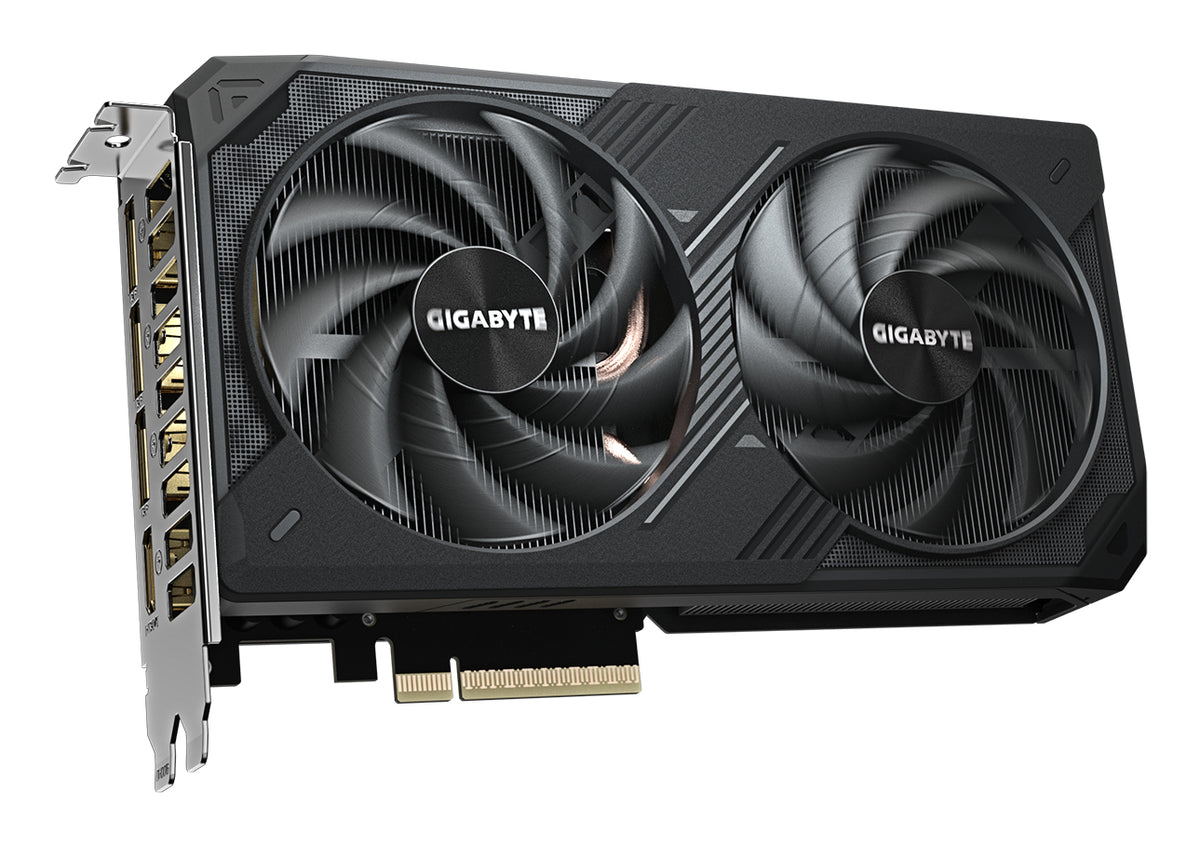 GIGABYTE GeForce RTX 5060 Ti WINDFORCE OC 16G Grafikkarte – 16 GB GDDR7, 128 Bit, PCI-E 5.0, 2587 MHz Kernfrequenz, 3 x DisplayPort, 1 x HDMI, GV-N506TWF2OC-16GD