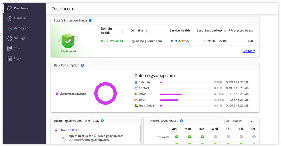 QNAP LS-BOXAFE-GOOGLE-1USER-1Y PC-Dienstprogramme-Software 1 Lizenz(en) Sicherung/Wiederherstellung 1 Jahr(e)