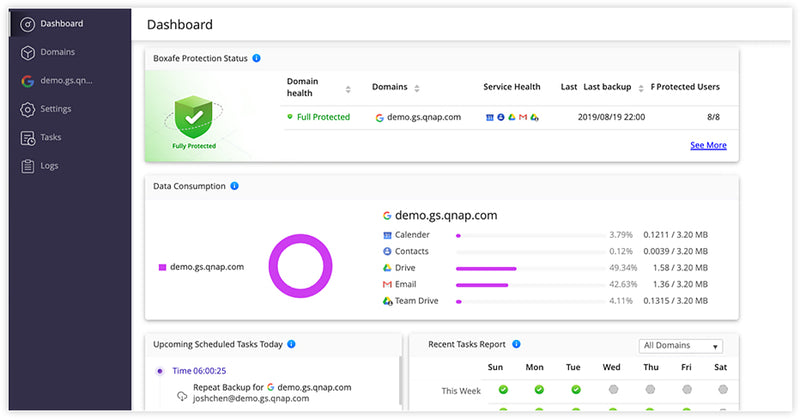 QNAP LS-BOXAFE-GOOGLE-100USER-1Y PC-Dienstprogramme-Software 100 Lizenz(en) Sicherung/Wiederherstellung 1 Jahr(e)