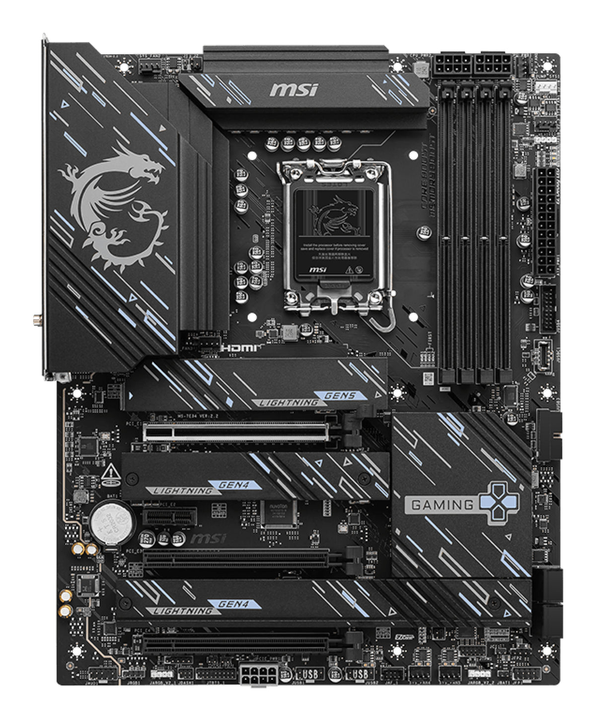 MSI Z890 GAMING PLUS WIFI Motherboard Intel Z890 LGA 1851 (Socket V1) ATX