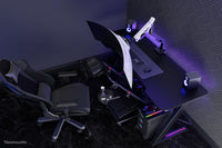 Neomounts DS70-256BL1 Monitorarm Gaming 24-57" - Gasfeder - Topfix - 180°-Stopp