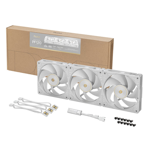 120mm ASUS ProArt PF120 Triple Pack Gehäuselüfter weiß, 120 mm, PWM