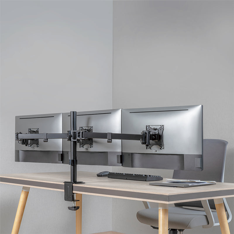 LogiLink BP0173 Flachbildschirm-Tischhalterung 68,6 cm (27") Tisch/Bank Schwarz