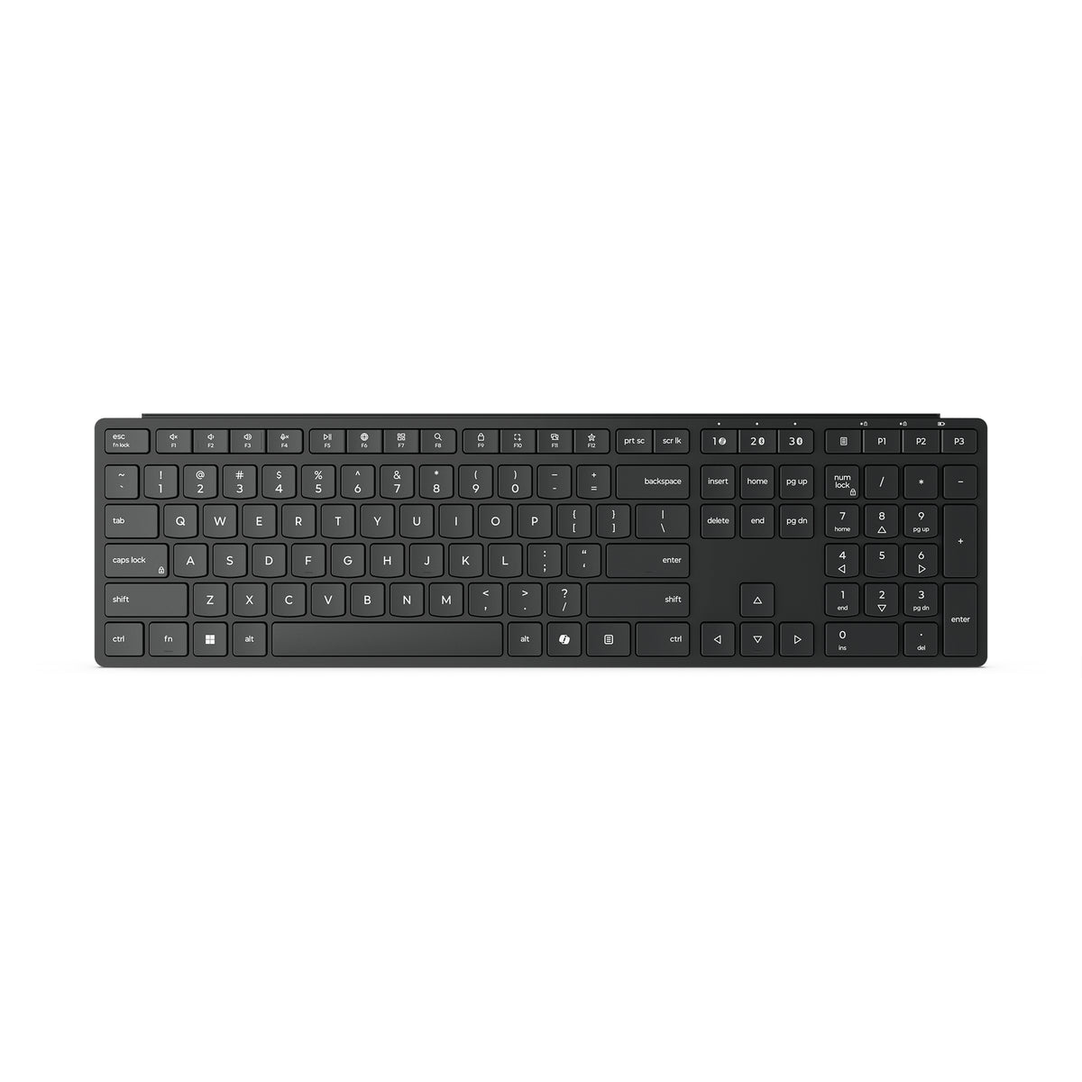 Lenovo 4Y41S04692 Tastatur Heimbüro RF Wireless + Bluetooth Französisch, Deutsch, Schweiz Schwarz