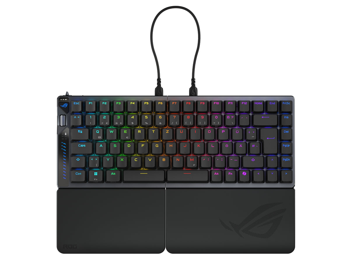 ASUS ROG Falcata Tastatur Gaming USB + RF Wireless + Bluetooth QWERTZ Deutsch Schwarz