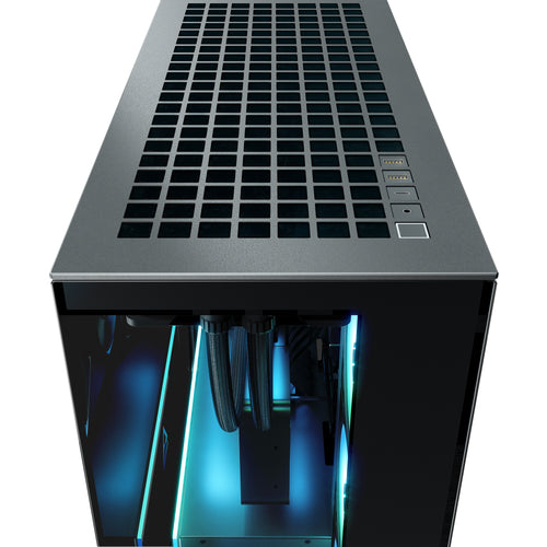 Arctic Xtender (Black) mirrow black window with GPU vertical mount