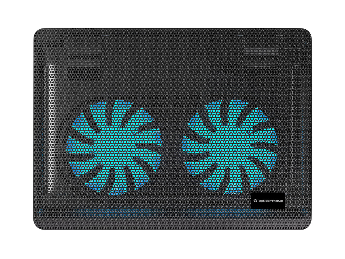 Conceptronic CNBCOOLPAD2F Laptop-Kühlpad mit 2 Lüftern