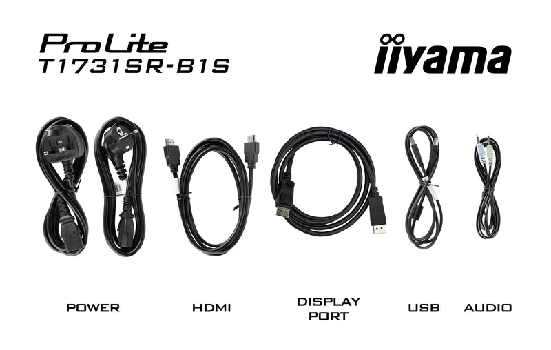 iiyama ProLite T1731SR-B1S Computerbildschirm 43,2 cm (17") 1280 x 1024 Pixel SXGA LCD Touchscreen Schwarz