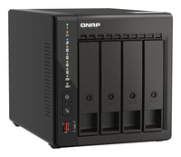 QNAP TS-453E NAS Tower Intel® Celeron® J6412 8 GB 0 TB QNAP QTS Schwarz