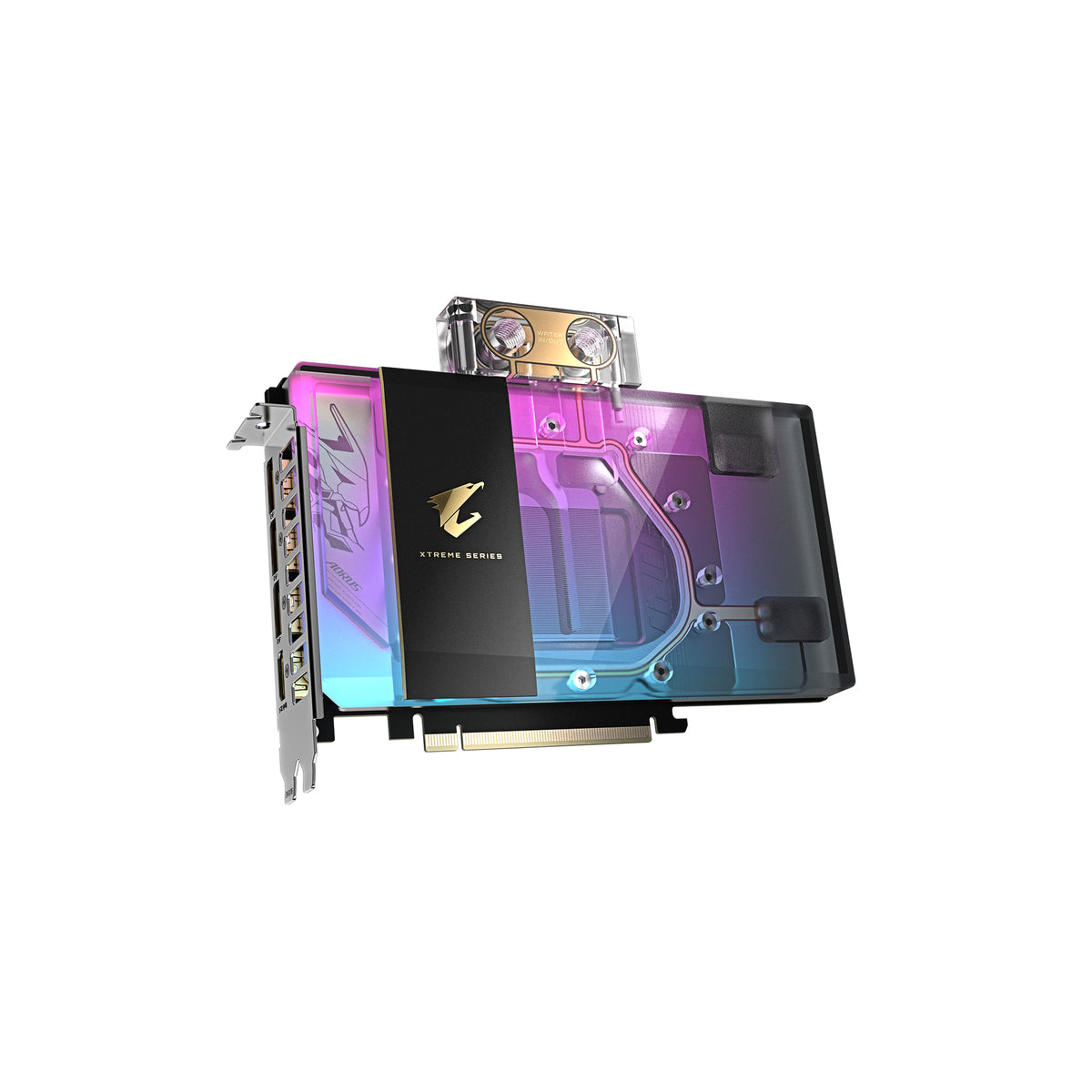 GIGABYTE AORUS GeForce RTX 5080 XTREME WATERFORCE WB 16G Grafikkarte - 16GB GDDR7, 256 Bit, PCI-E 5.0, 2805MHz Core Clock, 3 x DP 2.1a, 1 x HDMI 2.1b, NVIDIA DLSS 4, GV-N5080AORUSX WB-16GD
