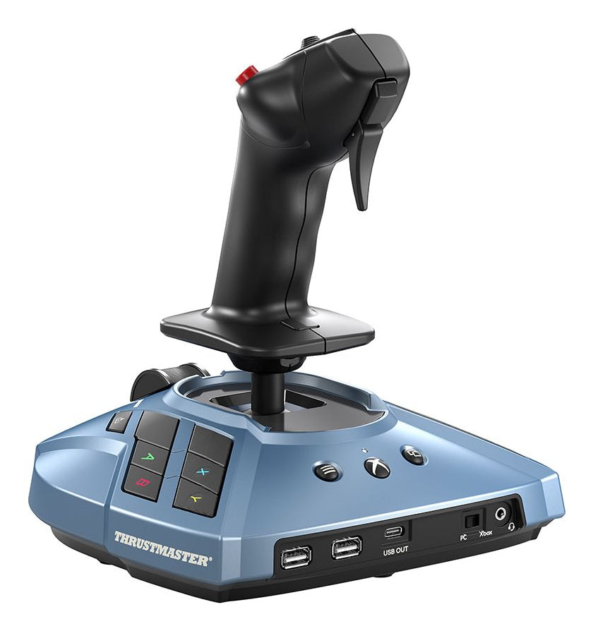 Thrustmaster TCA Sidestick X Airbus Edition Schwarz, Blau USB Flightstick Analog / Digital PC, Xbox Series S, Xbox Series X