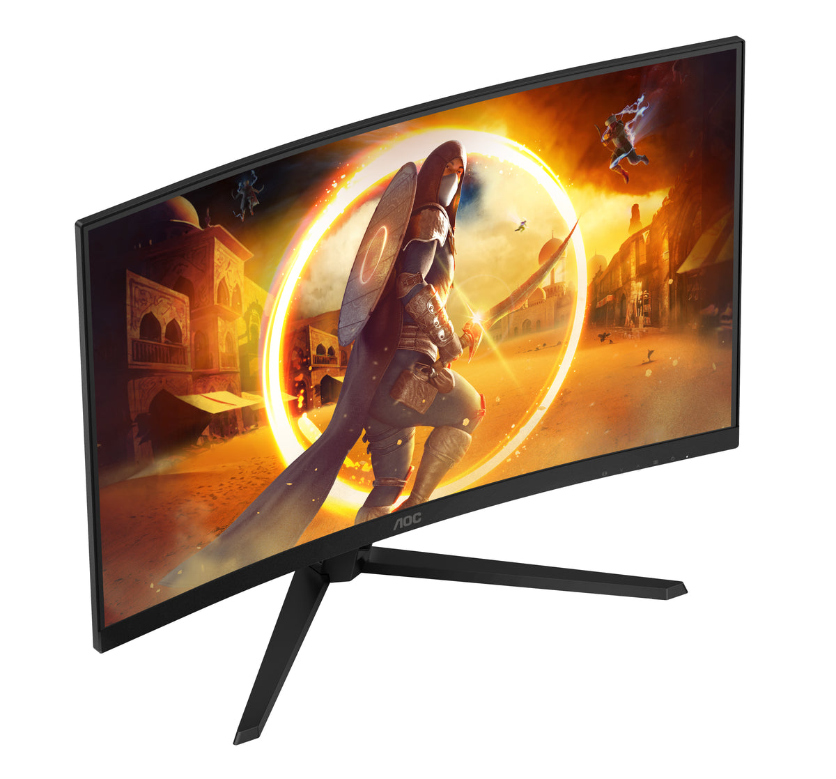 AOC G4 CQ32G4VE Computerbildschirm 80 cm (31.5") 2560 x 1440 Pixel Quad HD LCD Schwarz, Grau