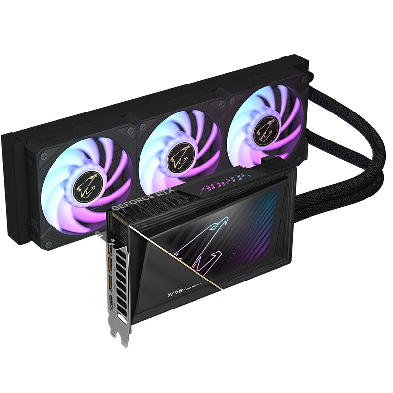 GIGABYTE AORUS GeForce RTX 5080 XTREME WATERFORCE 16G Grafikkarte - 16GB GDDR7, 256 Bit, PCI-E 5.0, 2805MHz Core Clock, 3 x DP 2.1a, 1 x HDMI 2.1b, NVIDIA DLSS 4, GV-N5080AORUSX W-16GD