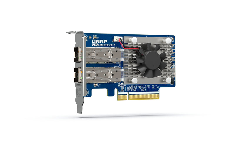 QNAP QXG-25G2SF-E810 Netzwerkkarte Eingebaut Faser 25000 Mbit/s