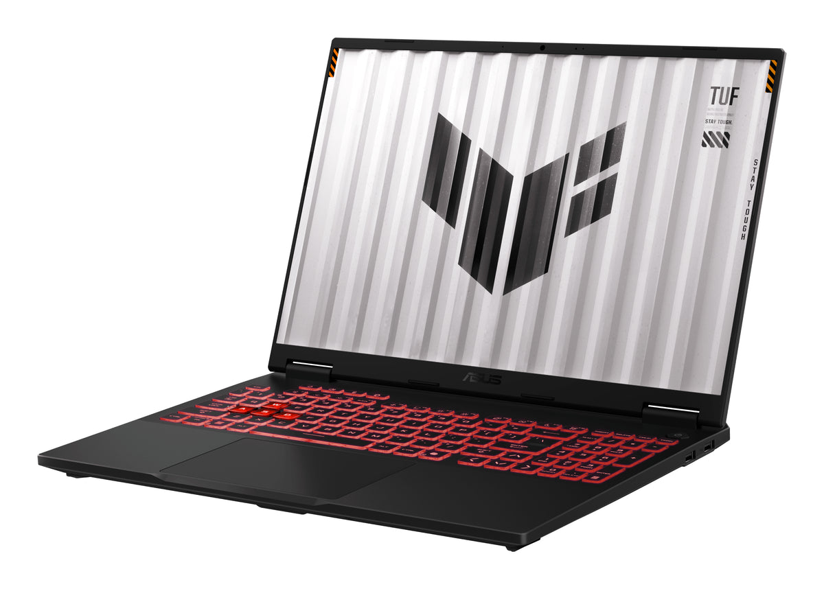 ASUS TUF Gaming A16 FA608UP-QT016W AMD Ryzen™ 7 260 Laptop 40,6 cm (16") WQXGA 32 GB DDR5-SDRAM 1 TB SSD NVIDIA GeForce RTX 5070 Wi-Fi 6E (802.11ax) Windows 11 Home Schwarz, Grau