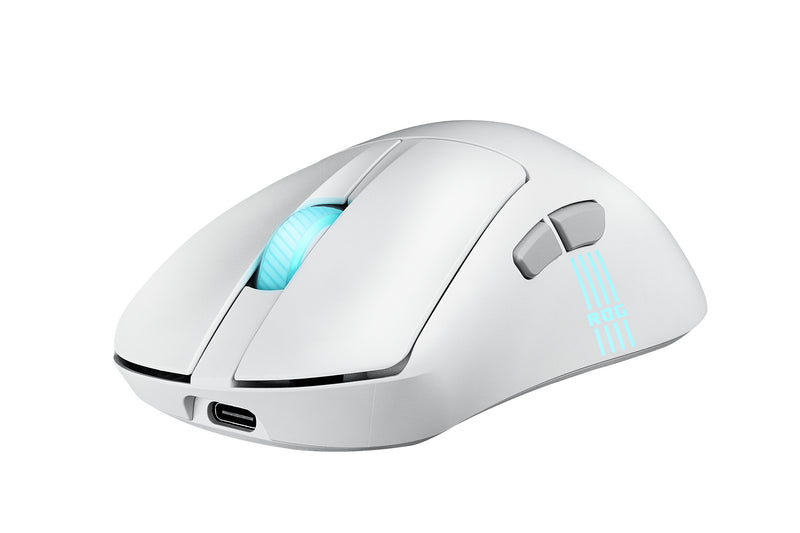 ASUS ROG Keris II Origin WHT Maus Gaming rechts RF Wireless + Bluetooth + USB Type-A Optisch 42000 DPI