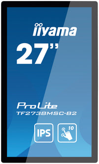 iiyama ProLite TF2738MSC-B2 Computerbildschirm 68,6 cm (27") 1920 x 1080 Pixel Full HD LED Touchscreen Multi-Nutzer Schwarz