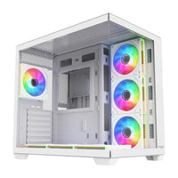 FSP M341-WA Gehäuse Midi Tower mITX, mATX, ATX Weiß ARGB