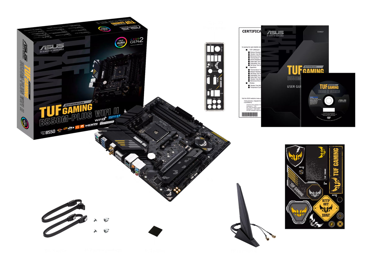 ASUS TUF GAMING B550M-PLUS WIFI II AMD B550 Sockel AM4 micro ATX