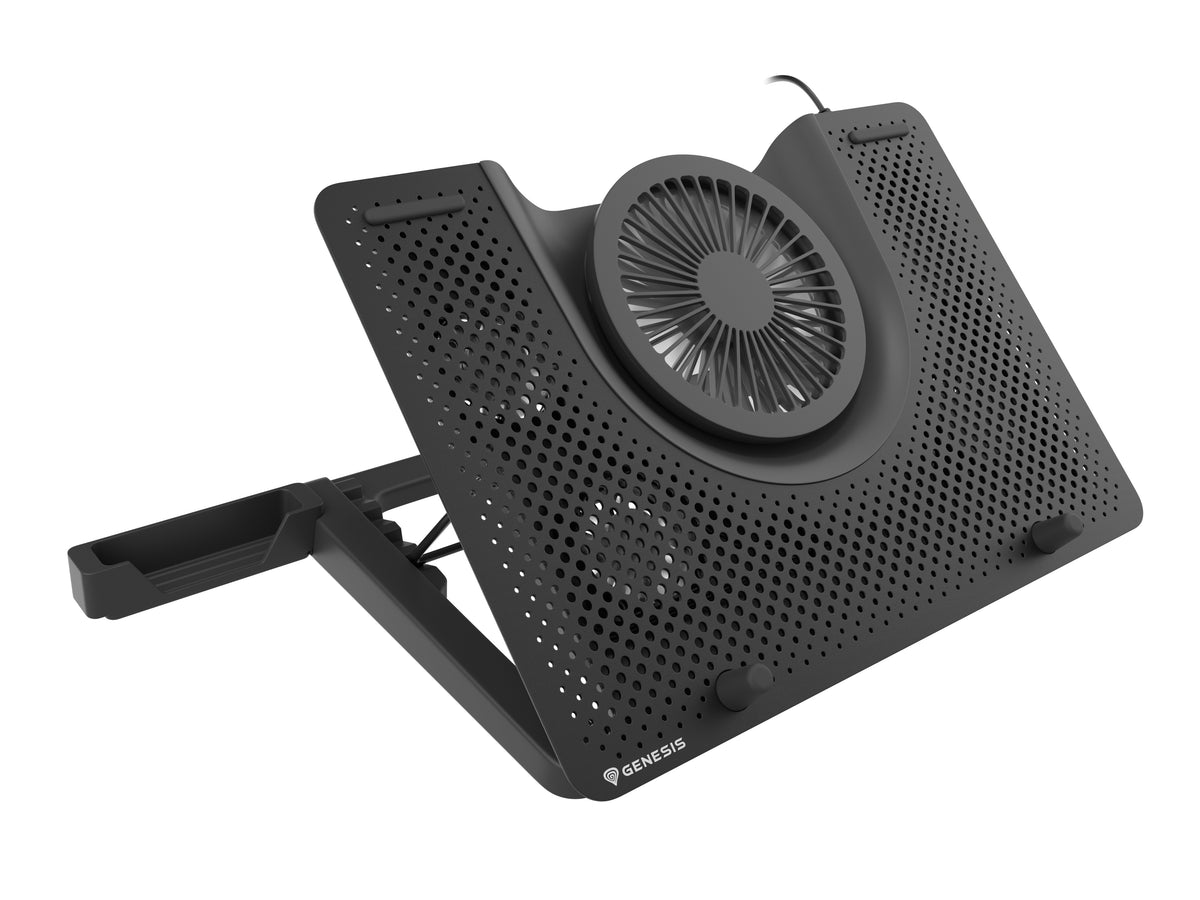 GENESIS Oxid 550 Llaptop-Kühlpad 43,9 cm (17.3") 2800 RPM Schwarz