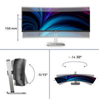 Philips 5000 series 49B2U5900C/00 Computerbildschirm 124 cm (48.8") 5120 x 1440 Pixel Dual QHD LCD Schwarz