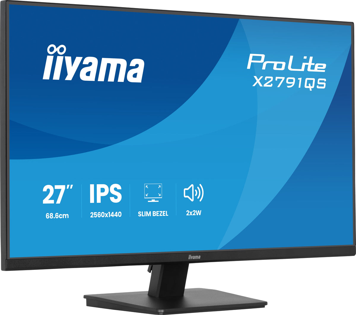 iiyama ProLite X2791QS-B1 Computerbildschirm 68,6 cm (27") 2560 x 1440 Pixel Quad HD LED Schwarz