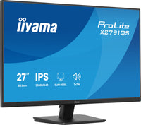 iiyama ProLite X2791QS-B1 Computerbildschirm 68,6 cm (27") 2560 x 1440 Pixel Quad HD LED Schwarz