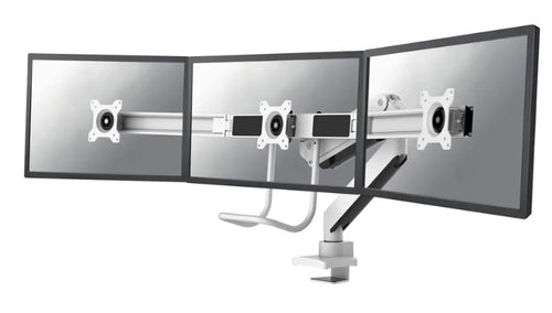 Neomounts NM-D775DX3WHITE Flachbildschirm-Tischhalterung 68,6 cm (27") Tisch/Bank Weiß